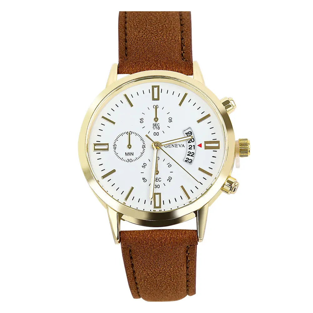 Men's Watch Retro Design Business Sports Leather Band Quartz Wrist Watch My Store