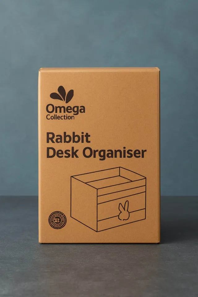 Rabbit Desk Organizer by THE URBAN MART – Cute Pen Holder & Stationery Organizer