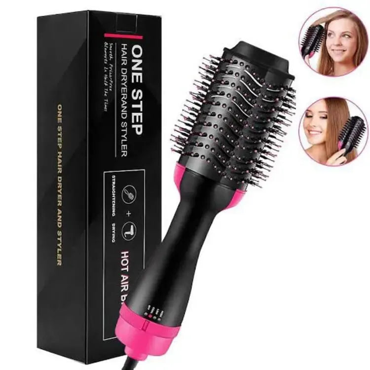 3 in 1 Hair Styler & Brush by THE URBAN MART – Hair Dryer, Straightener & Volumizer