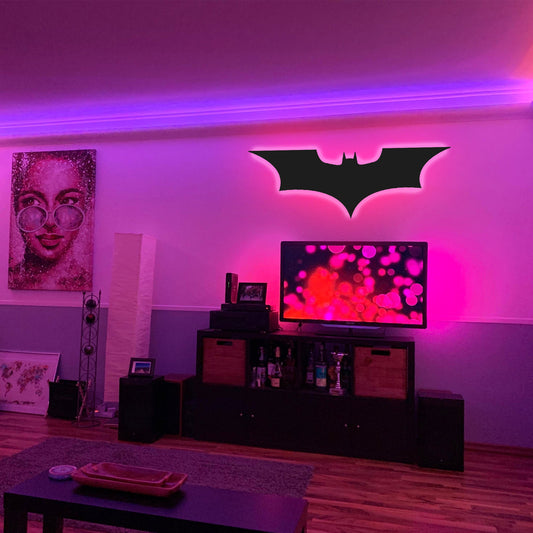 3D Batman LED Wall Lamp TheUrbanMart