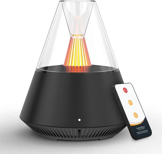 Volcano Aromatherapy Humidifier | Aromatherapy Humidifier For Home & Office | Humidifier with Ambient Lightning