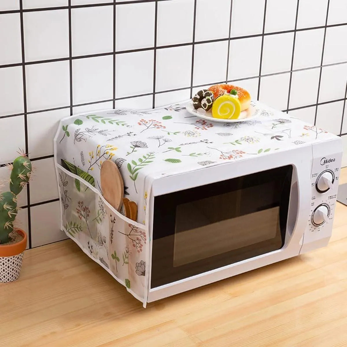 Kitchen Microwave Oven Dust Cover TheUrbanMart