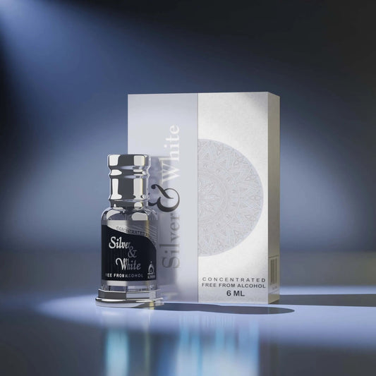 Silver And White Attar By Musk Al Mahal - 6ml TheUrbanMart