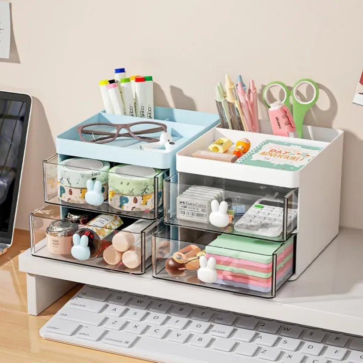 Rabbit Desk Organizer by THE URBAN MART – Cute Pen Holder & Stationery Organizer
