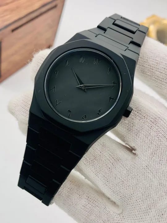 Black Arabic Aura 2025 Latest Watch for Men Women TheUrbanMart