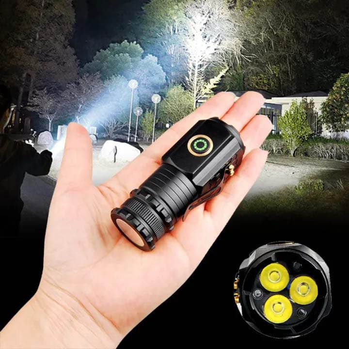 3D Mini Flash Light – Ultra Bright, Portable & Durable Pocket Torch