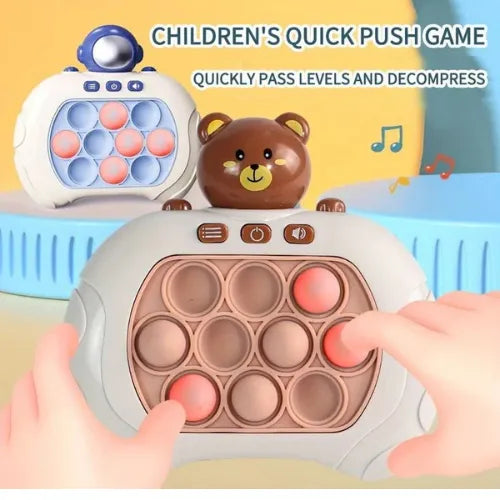 Character Fast Push Pop-it Puzzle Game - The Ultimate Fun Game for Kids with Music