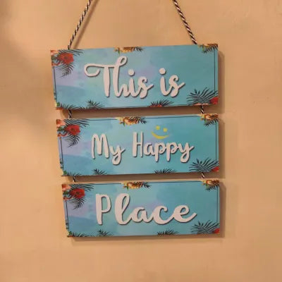 Wall Hanging Motivational Quotes Wooden Home Decoration My Store