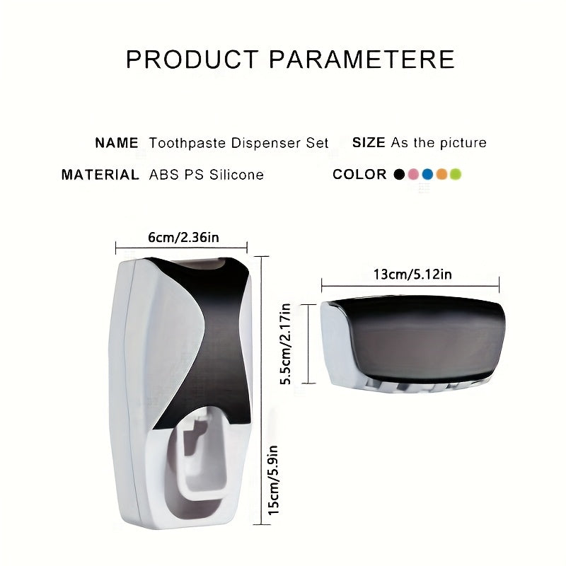Automatic Toothpaste Dispenser With Tooth Brush Holder TheUrbanMart