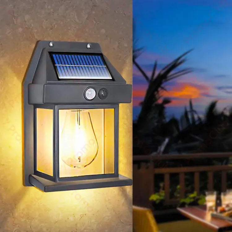 LED Solar Wall Lamp by THE URBAN MART – Outdoor Waterproof Security Light
