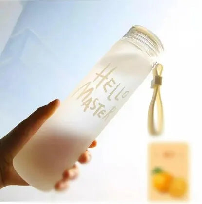 Hello Master Water Bottle – Stylish Frosted Leak-Proof Bottle | THE URBAN MART