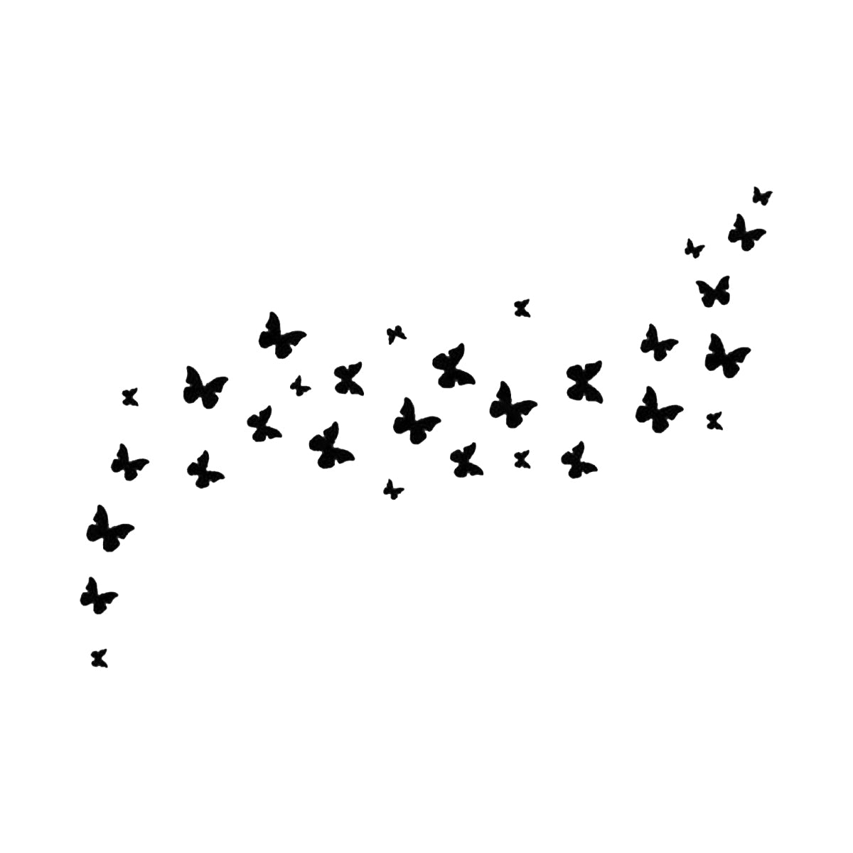 Pack of 30 Wooden Butterflies for Your Bedroom Wall Decoration TheUrbanMart