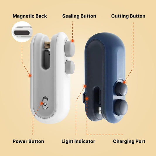 Heat Sealing Machine 2 In 1 Cutting And Sealer TheUrbanMart