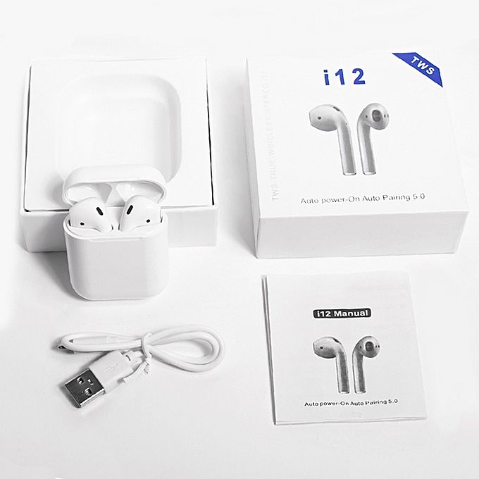 i7S Double Wireless Bluetooth Hand Free with Power Bank Urban Mart