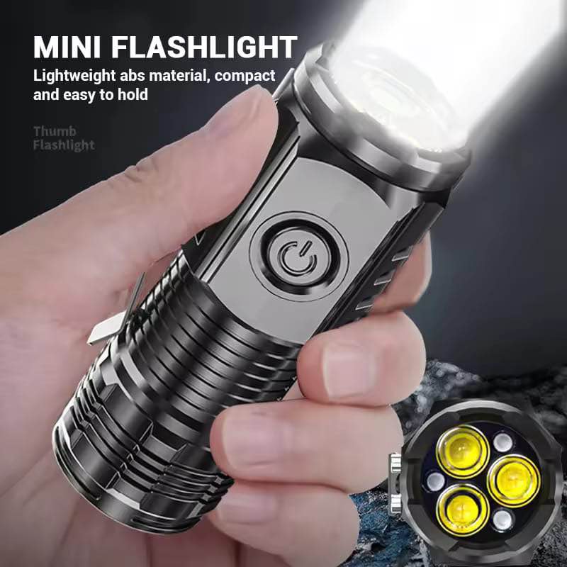 3D Mini Flash Light – Ultra Bright, Portable & Durable Pocket Torch
