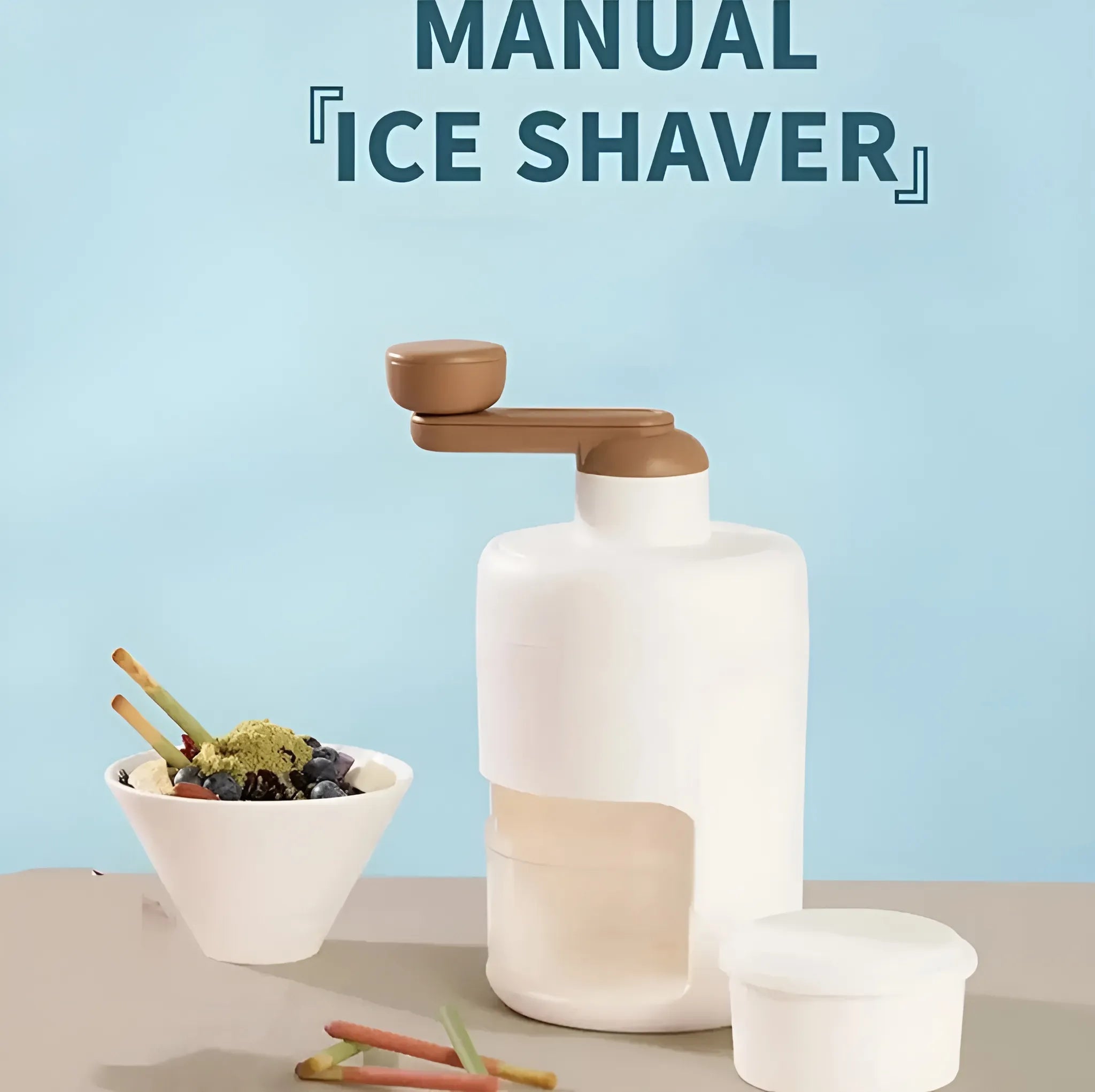 Ice Crusher Machine – Manual & Powerful Ice Shaver for Drinks, Desserts & Cocktails | THE URBAN MART