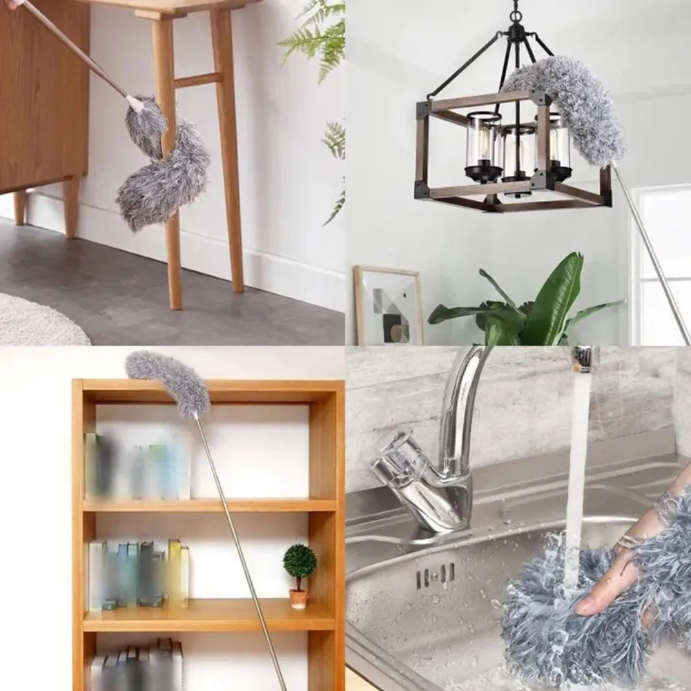 Microfiber Extendable Duster – Long Handle Cleaning Brush for Home & Car | THE URBAN MART