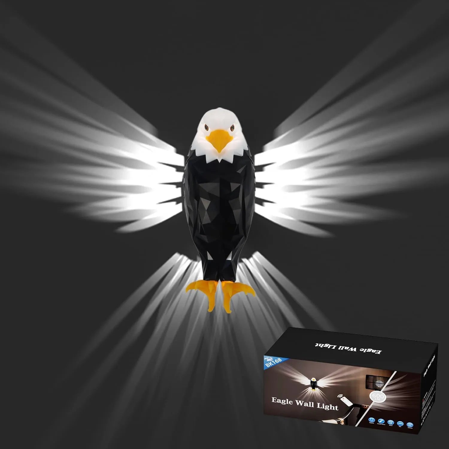 Eagle 3D Ambient Wall LED Light – Stylish Wall Decoration Lamp | THE URBAN MART
