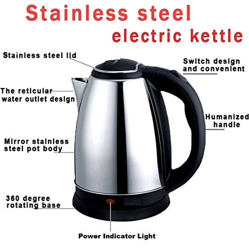 Philip Electric Kettle (2.0 Litre) Hot Water Kettle Elegant Design Premium Quality Tea Coffee Warmer with Automatic Switch Function TheUrbanMart