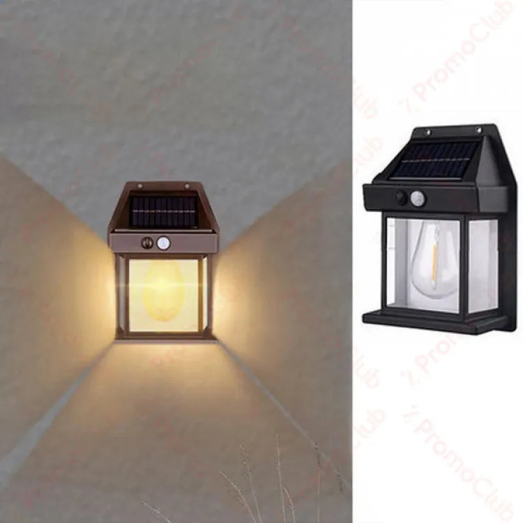 LED Solar Wall Lamp by THE URBAN MART – Outdoor Waterproof Security Light