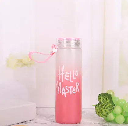 Hello Master Water Bottle – Stylish Frosted Leak-Proof Bottle | THE URBAN MART