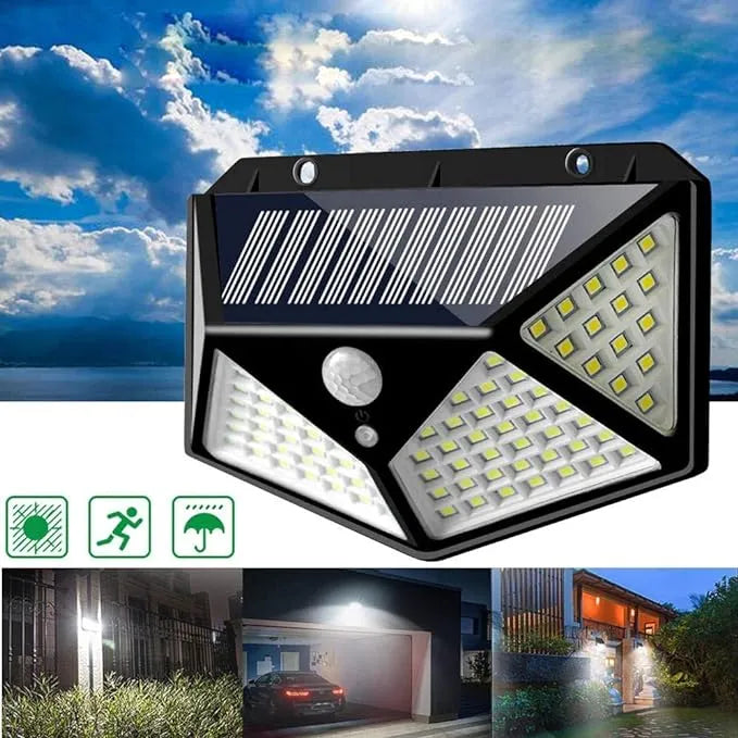 LED Solar Wall Lamp by THE URBAN MART – Outdoor Waterproof Security Light