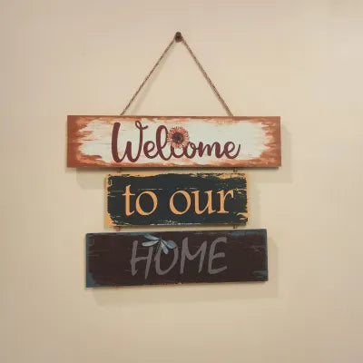 Wall Hanging Motivational Quotes Wooden Home Decoration My Store