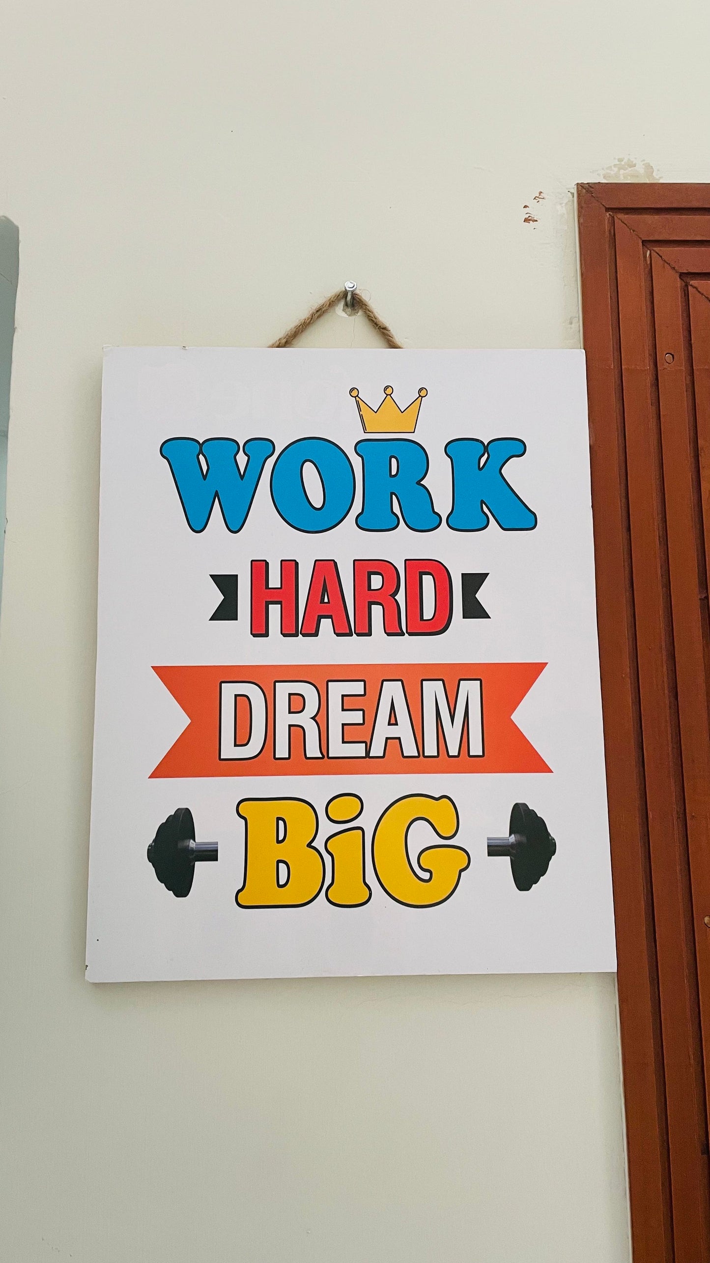 Wall Hanging Motivational Quotes Wooden Home Decoration My Store