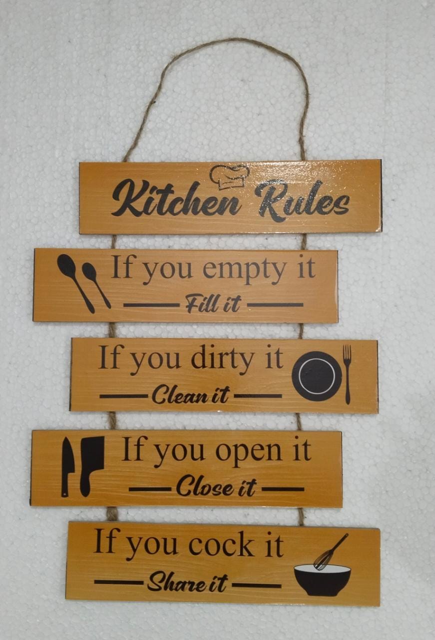 Wall Hanging Motivational Quotes Wooden Home Decoration My Store