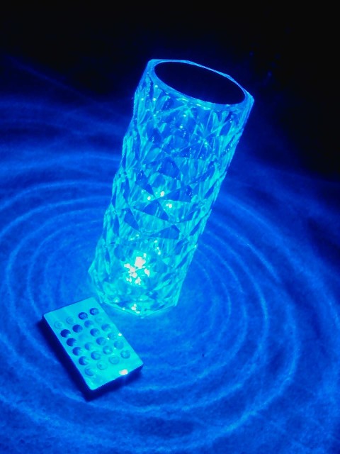 Crystal Lamp Rose Light Diamond Lamp 16 Colors with Touch Control USB Rechargeable Rose Light My Store
