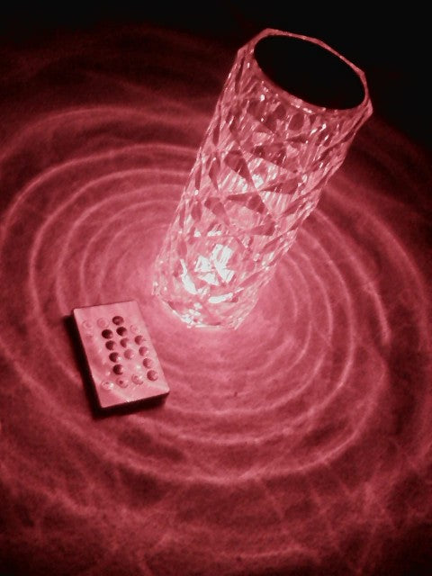 Crystal Lamp Rose Light Diamond Lamp 16 Colors with Touch Control USB Rechargeable Rose Light My Store