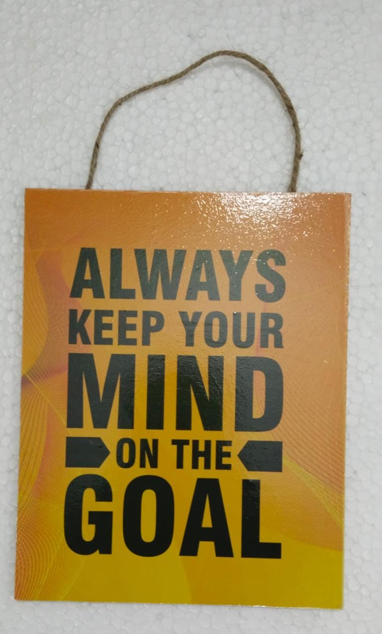 Wall Hanging Motivational Quotes Wooden Home Decoration My Store