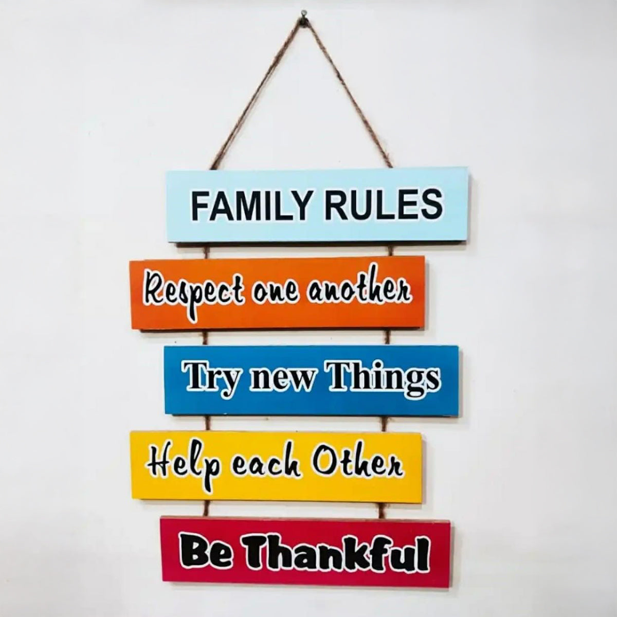 Wall Hanging Motivational Quotes Wooden Home Decoration My Store