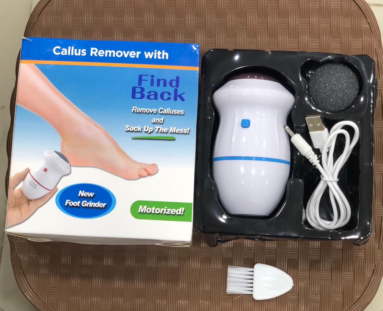 Back Electric Adsorption Foot Grinder, Pedicure Foot Care Tools, Speed Callus Remover for Dead Hard Cracked Dry Skin | BACK Electric Foot File Grinder Foot Pedicure Tool Dead Skin Callus Remover Machine
