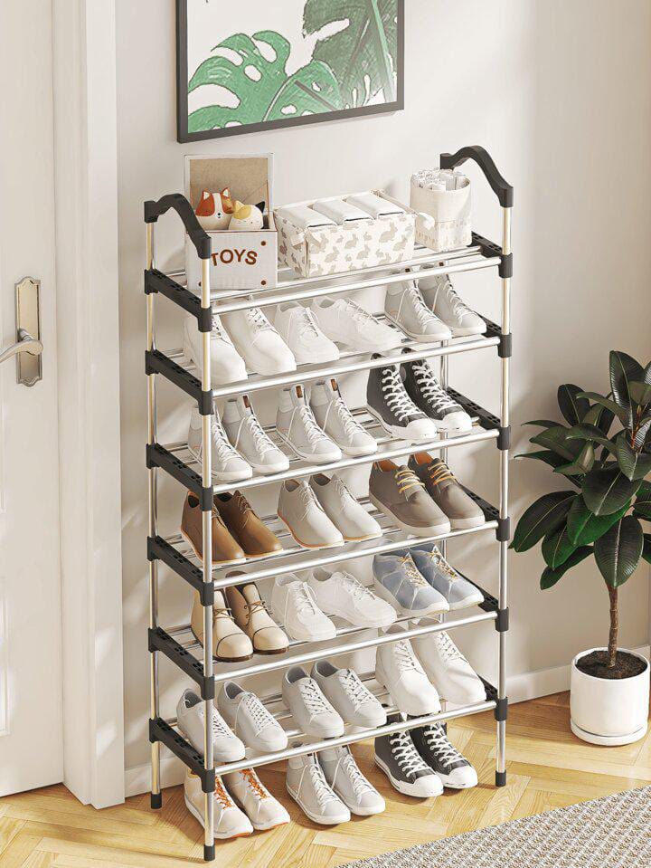 Steel Shoe Rack Shelf Storage Organizer TheUrbanMart